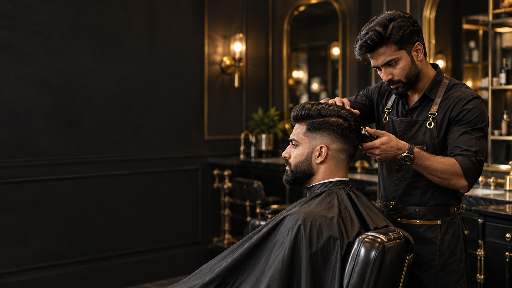 Premium fade haircut